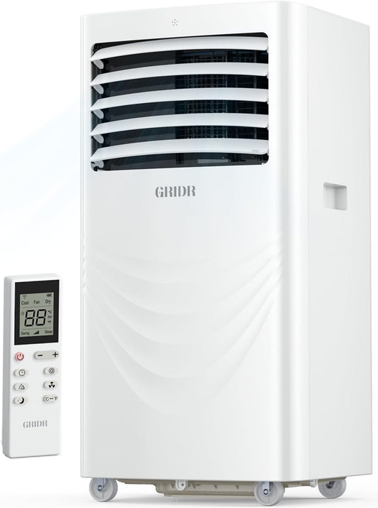 12000 BTU Portable Air Conditioners, AC Unit for Bedroom with 4 Modes Cooling/Dehumidifier/Fan & Sleep, Up to 400 Sq.Ft, 45db Quiet, 24H Timer & Remote, Standing Air Conditioner for Rooms Office Home