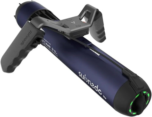Underwater Scooter Lite, Water Sports Diving Scooter with Removable Handle, Compact and Portable Water Scooter for Adults&Kids, Scuba Diving Snorkeling Sea Scooter Multiple Uses, Blue