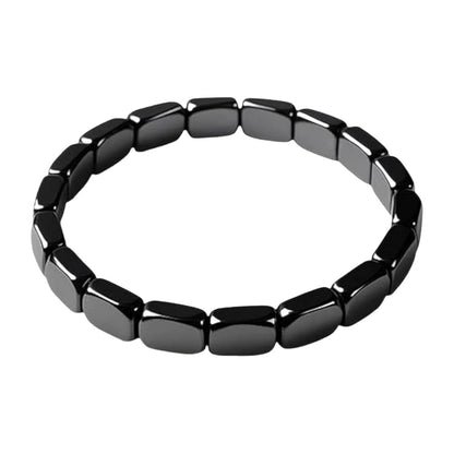 Black Obsidian Stretch Beaded Bracelet