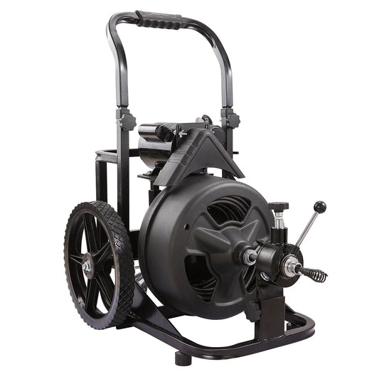Drain Snake Commercial w/Attachments 100' Electric Sewer
